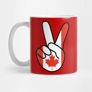 Canada V Sign Mug